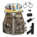 SWAT children's vest, costume set 6 pieces